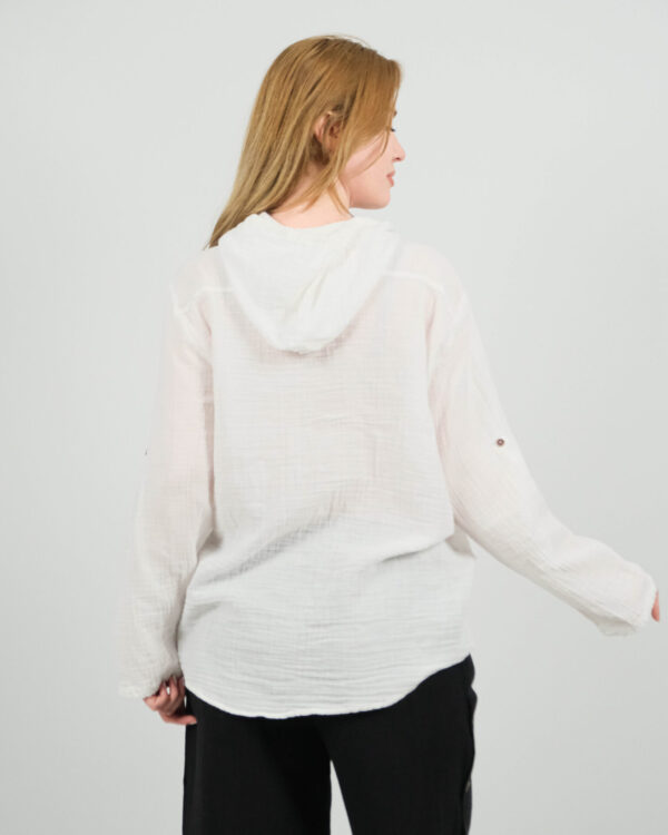 Müslin Hoodie Gömlek