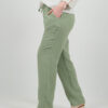 Unisex Müslin Bol Paça Pantolon