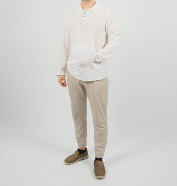 Kapüşonlu Müslin Sweatshirt