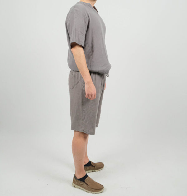 2. 5107 Pamuklu Erkek Şort Müslin Erkek Şort