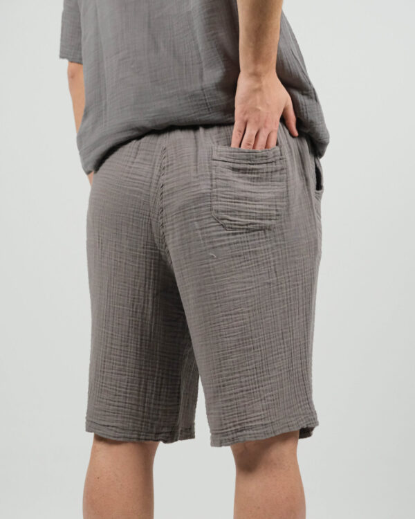 3. 5107 Pamuklu Erkek Şort Müslin Erkek Şort