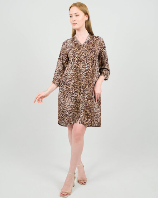 Leopar Desen Elbise