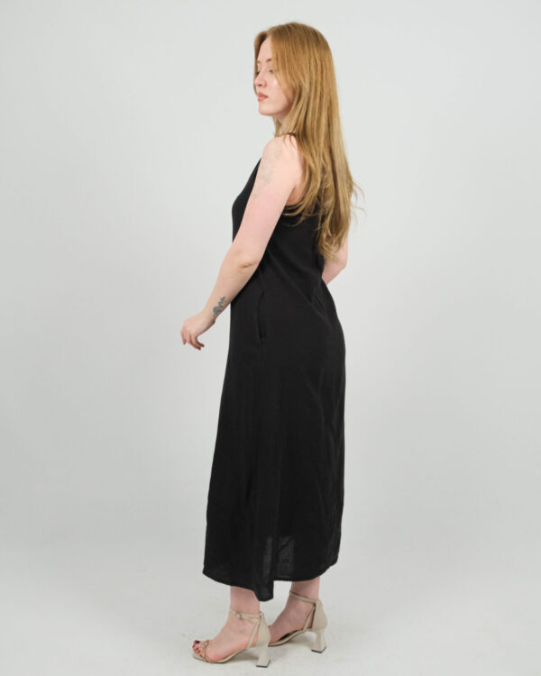 Düğüm Askılı Müslin Elbise